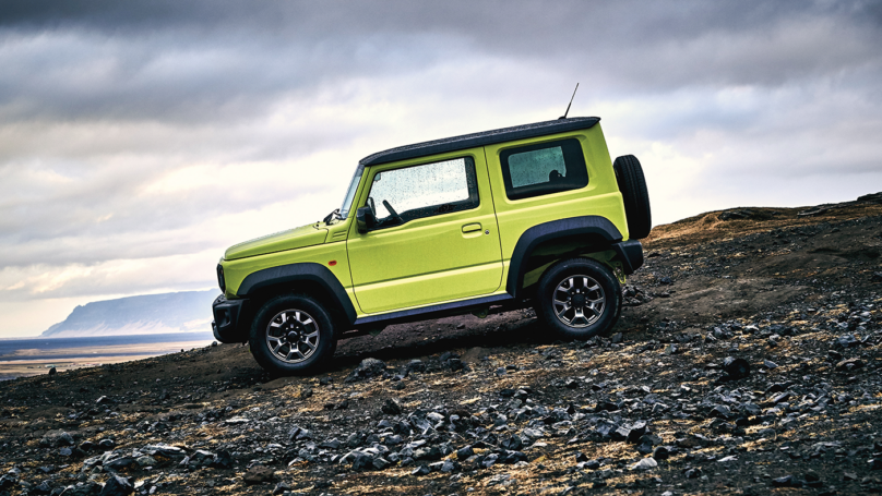 Jimny is built for rough terrain