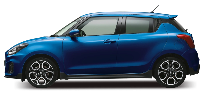 Swift Sport Blue Side view