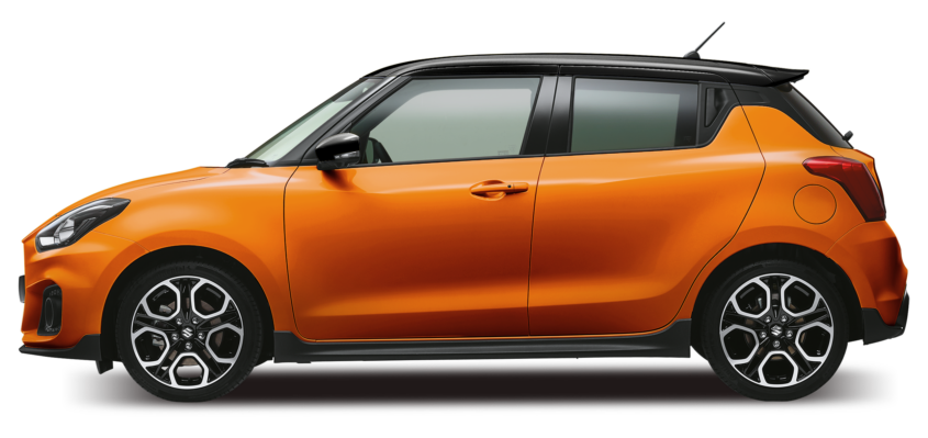 Swift Sport Orange Side view