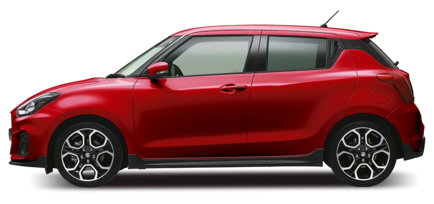 Swift Sport Red Side view