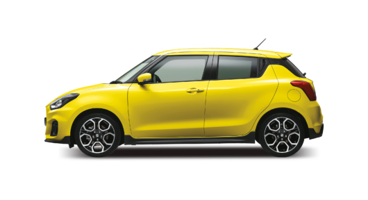 Swift Sport side yellow