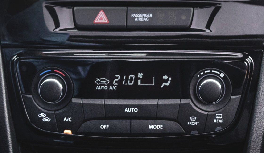 Digital climate control lets you decide the perfect temperature for your travels