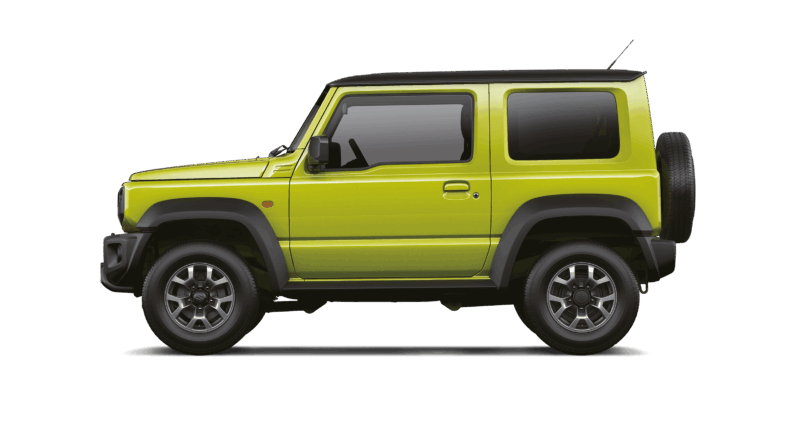 Jimny Yellow side profile
