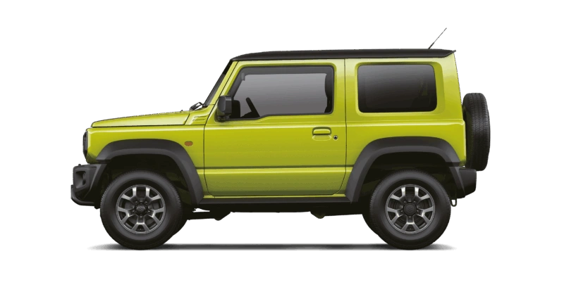 Jimny Yellow side profile