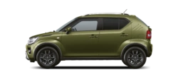 Khaki Pearl Metallic Ignis side view