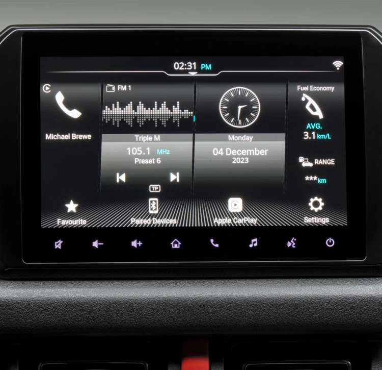 Jimny XL interior