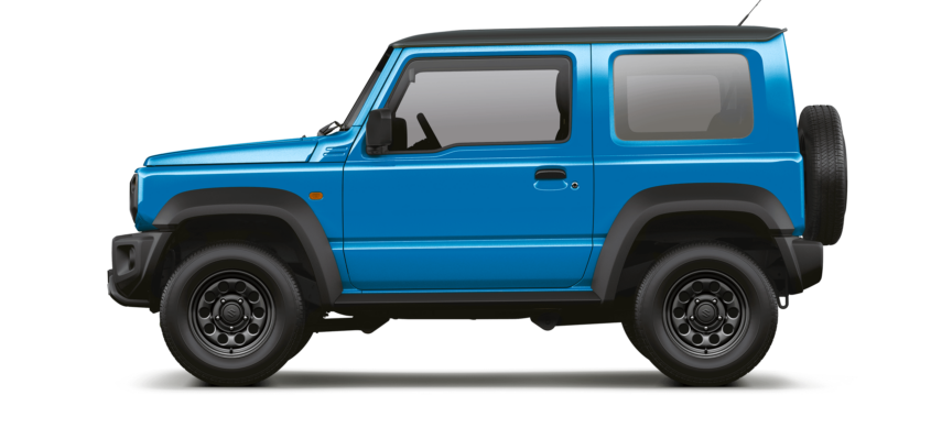 Jimny Lite Blue Side Profile