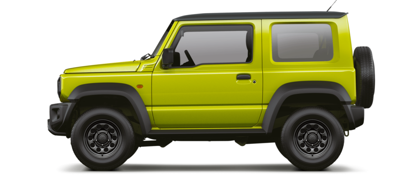 Yellow Jimny Lite Side Profile