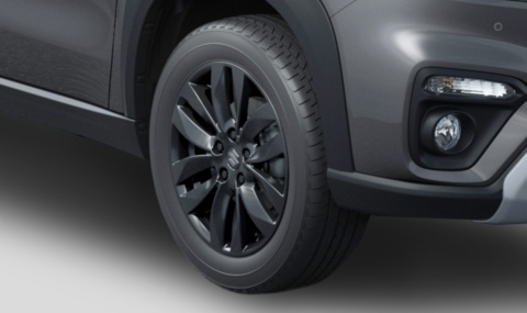 S-CROSS Matte Black Wheels