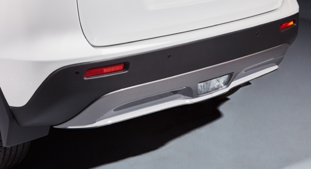 Rear Bumper Centre Accent Line - White