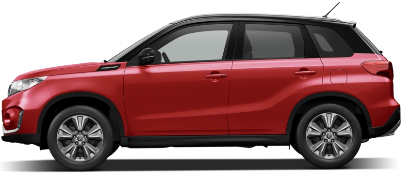 Bright Red with Cosmic Black Roof