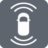 Safety Icon Front and rear sensors