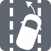 Safety Icon Lane Departure Warning