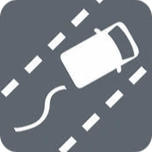 Safety Icon Weaving Alert