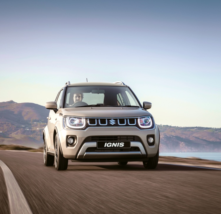 Suzuki Ignis on country road