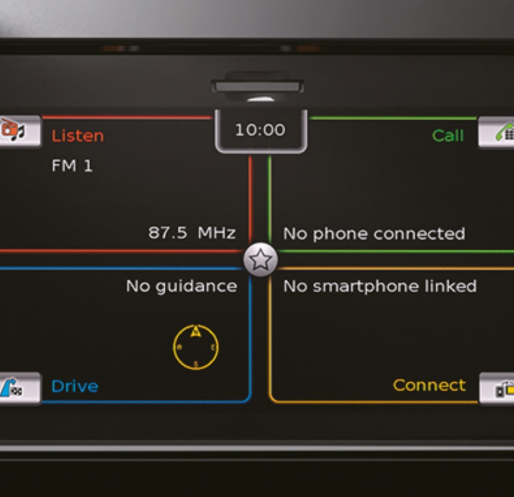 Infotainment touchscreen mirrorlink