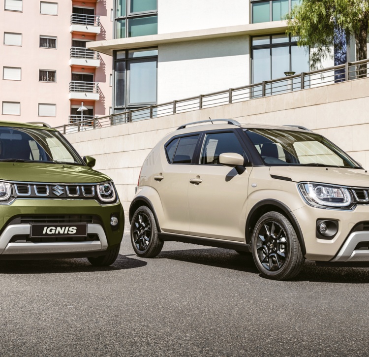 Suzuki Ignis is available in unique colours including Beige and Khaki green