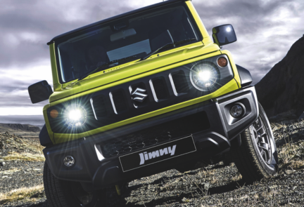 Jimny rocks on any off-road terrain