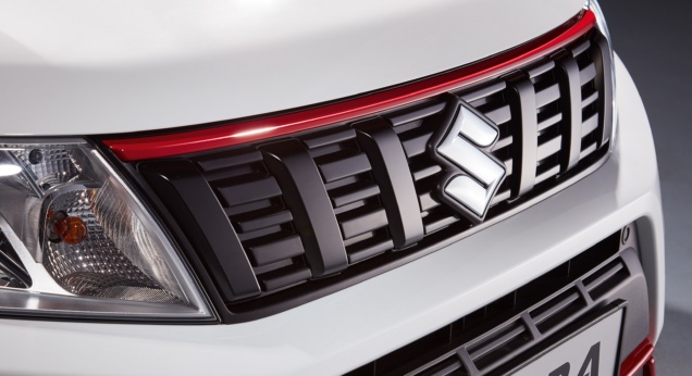 Front Grille Upper Garnish - Red