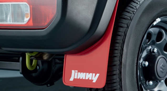 Jimny - Mud Flap Set, Rear (Red)