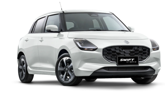 Front Suzuki Swift Hybrid GLX in a 