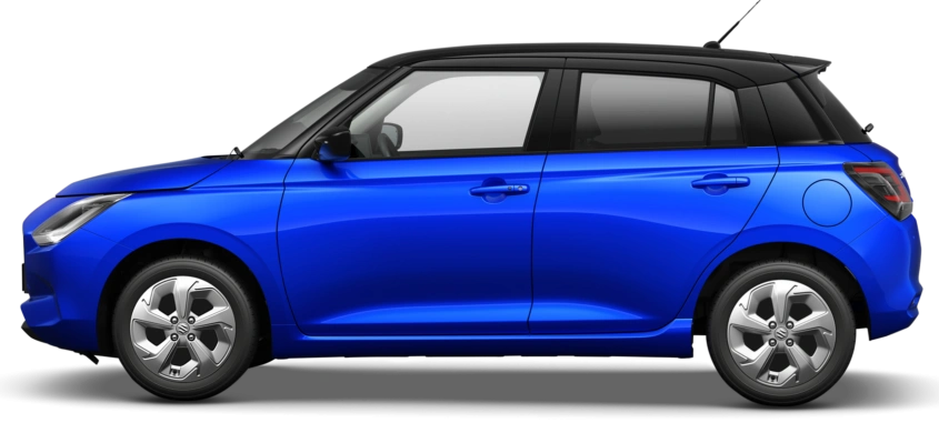 Frontier Blue Pearl with Black Roof